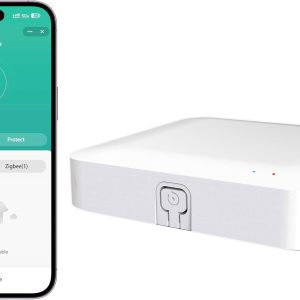 Tuya ZigBee 3.0 Hub/Wireless Gateway (Only 2.4Ghz), WiFi Smart Home Bridge Remote Controller,Work with Tuya ZigBee Smart Device, White